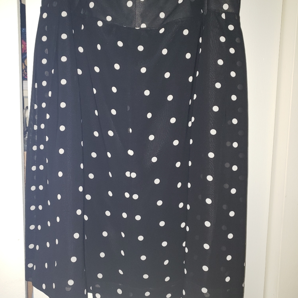 Polka-dot skirt